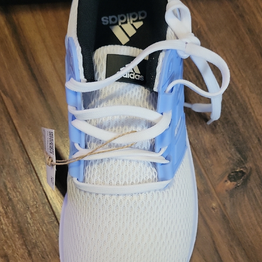 Adidas Ultimashow White and Light Blue Sneakers